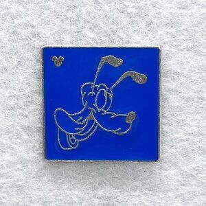 🔮 5/$25 Disney Blue Pluto‎ Outline Pin